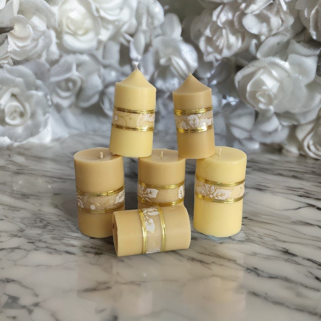Beeswax Pillar Candles